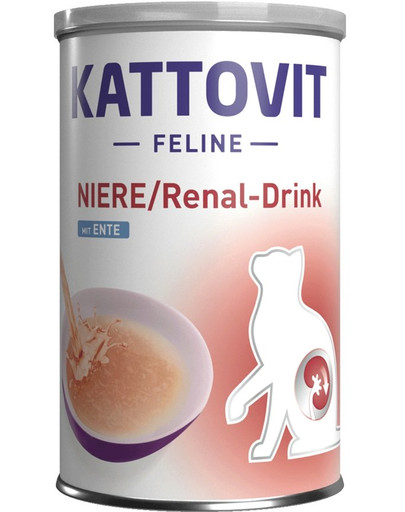 KATTOVIT Feline Diet Renal Drink con anatra 135ml