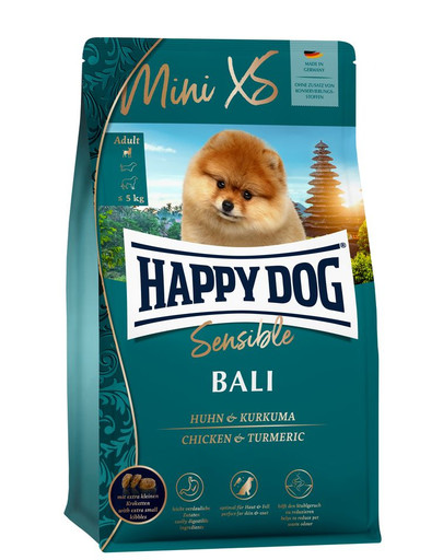 HAPPY DOG MiniXS Bali 1,3 kg per cani di piccola taglia e in miniatura