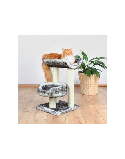 TRIXIE Tiragraffi per gatti "Isaba" 62 cm nero / bianco