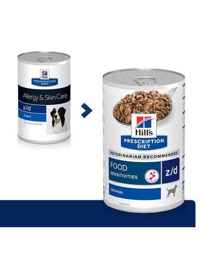 HILL'S Prescription Diet Canine z/d 370 g per le intolleranze alimentari