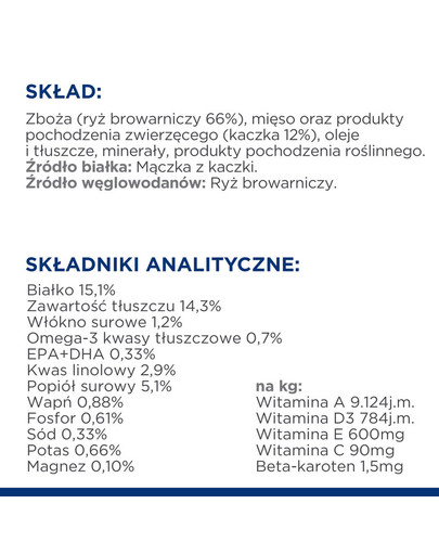 HILL'S Prescription Diet Canine d/d Food Sensitivities Duck & Rice 4 kg