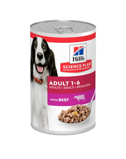 HILL'S Science Plan Canine Adult Beef 370 g per cani adulti con manzo