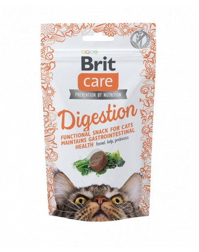 BRIT Care Cat Snack Digestion prodotti per l'apparato digerente del gatto 50 g