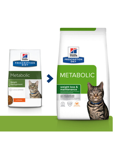 HILL'S Prescription Diet Feline Metabolic con pollo 3 kg