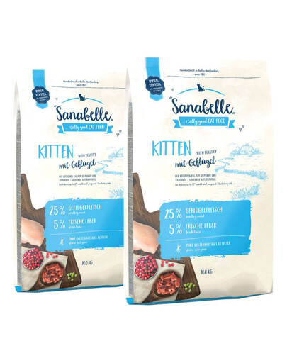 SANABELLE kitten pollame 20 kg (2 x 10 kg)