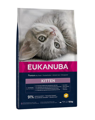 EUKANUBA Cat Kitten All Breeds Healthy Start Chicken 10 kg