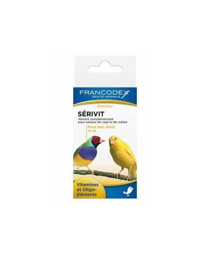 FRANCODEX Vitamine per il becco dritto degli uccelli 15 ml
