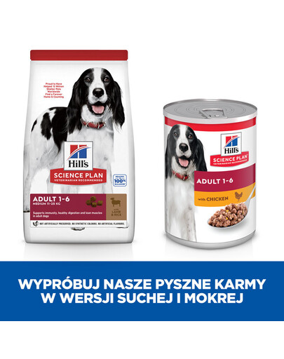 HILL'S Science Plan Canine Adult Medium Breed Lamb & Rice 14 kg