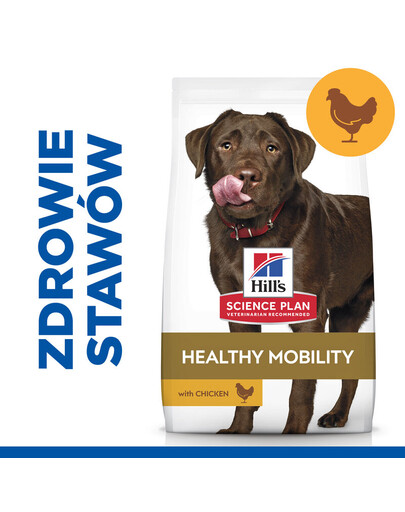 HILL'S Science Plan Canine Adult Healthy Mobility Large breed Chicken 14 kg  cibo per cani di razza grande per le articolazioni
