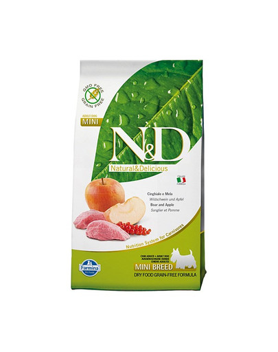 FARMINA N&D Prime Adult Mini Boar & Apple 800 g