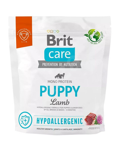 BRIT Care Hypoallergenic Puppy con agnello 1kg