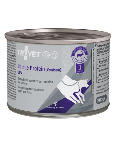 TROVET Unique Protein Venison UPV 6x200 g