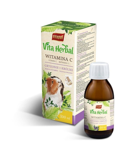 VITAPOL Vita Vitamina C vegetale per roditori e conigli 100 ml