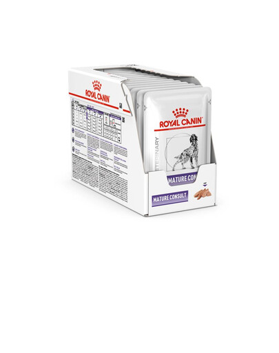 ROYAL CANIN VHN Dog Mature Consult Loaf 48x85g cibo umido per cani anziani di età superiore agli 8 anni