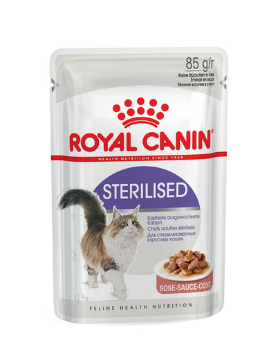ROYAL CANIN Sterilised 48 x 85g cibo umido in salsa per gatti adulti sterilizzati