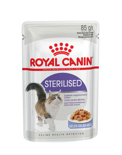 ROYAL CANIN Sterilised cibo umido in gelatina per gatti adulti sterilizzati 24 x 85 g
