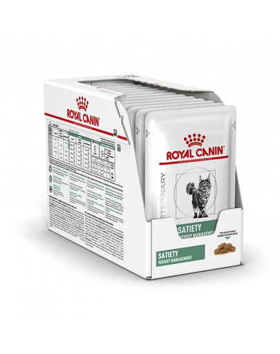 ROYAL CANIN Cat Satiety Feline 24 x 85 g cibo umido per gatti adulti sovrappeso/obesi