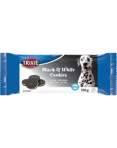 TRIXIE Black & White Cookies biscotti di pollo per cani 100 g
