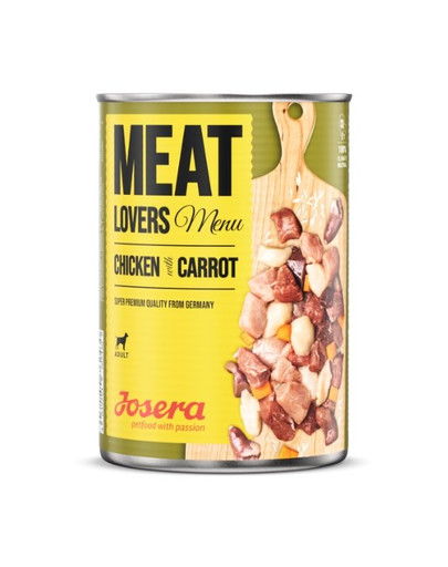 JOSERA Meatlovers Menu Pollo con carote 400 g