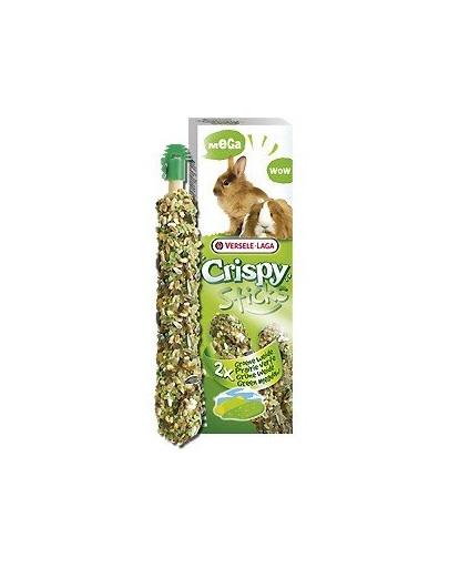 VERSELE-LAGA Crispy Sticks Rabbits - Guinea Pigs Green Meadow 140 g