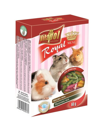 VITAPOL Mix-bastoncini per roditori e conigli 60g