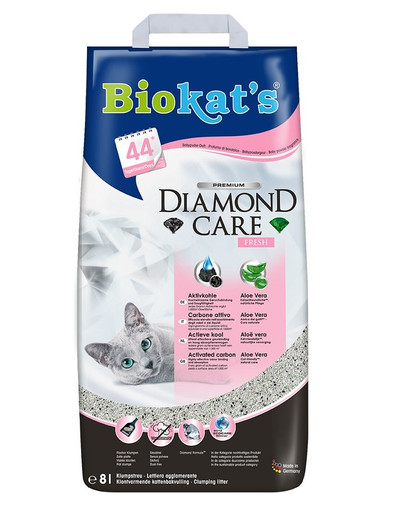 BIOKAT'S Diamond Care Fresh 8 l in bentonite profumata