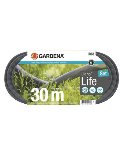 GARDENA Kit Liano Life tubo tessile 30 m