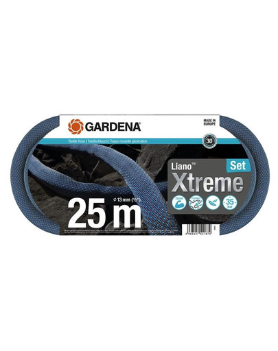 GARDENA Kit 25 m di tubo tessile Liano Xtreme