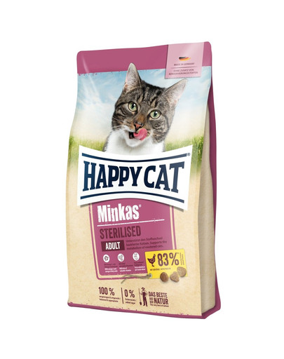HAPPY CAT Minkas Sterilised Pollame 10 kg