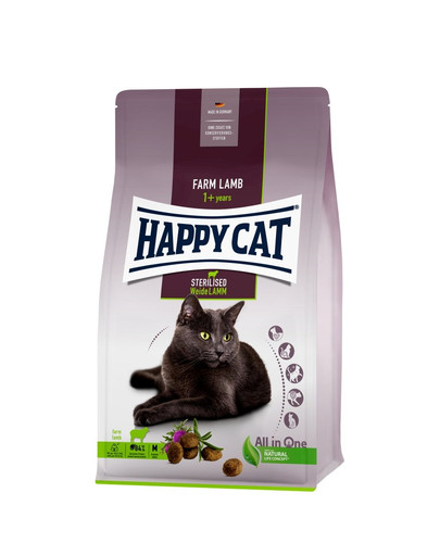 HAPPY CAT Sterilised Agnello 10 kg per gatti sterilizzati