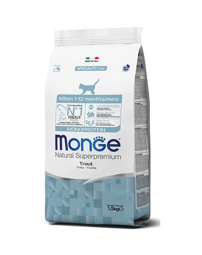 MONGE Monoprotein Kitten 400g - trota