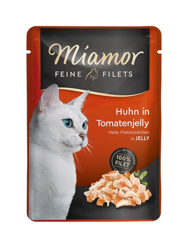 MIAMOR Filetti felini Pollo con pomodoro in gelatina 100 g
