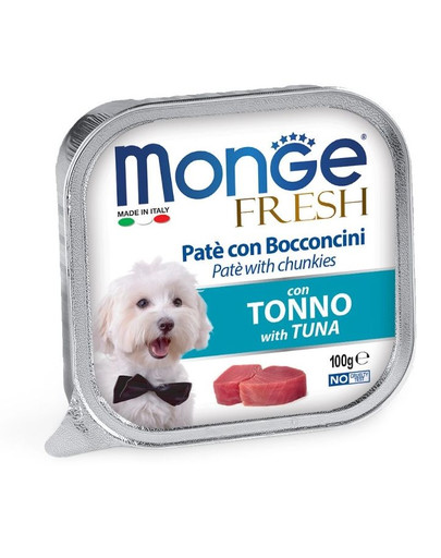 MONGE Fresh paté 100 g - tonno