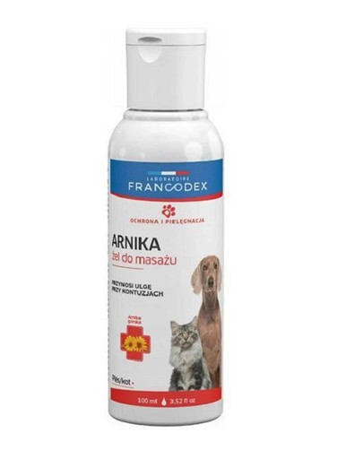 FRANCODEX Gel da massaggio all'arnica per cani e gatti 100ml