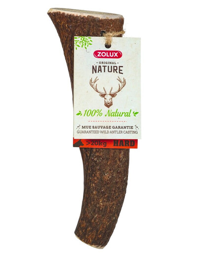 ZOLUX Corna di cervo HARD intere - cani 20 kg