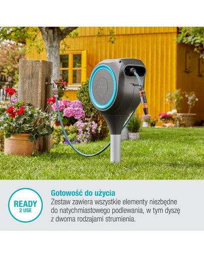 GARDENA Avvolgitubo da giardino RollUp M