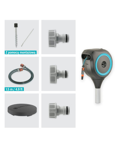 GARDENA Avvolgitubo da giardino RollUp M