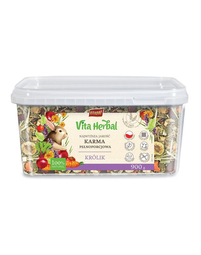 VITAPOL Vita Herbal Mangime completo per conigli 900 g