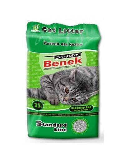 BENEK Super Standard al profumo del bosco verde 25 l