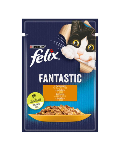 FRISKIES FANTASTIC Pollo in gelatina 85g cibo umido per gatti