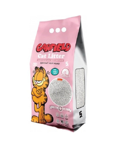 GARFIELD lettiera bentonitica per gatti, polvere per bambini 5L
