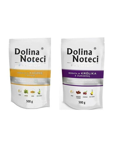 DOLINA NOTECI Premium SET DI PROVA Ricco di anatra + coniglio 10x500g
