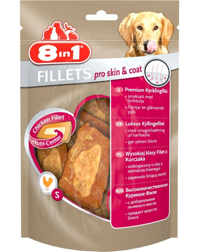 8IN1 Filetti per cani pro skin & coat s 80 g
