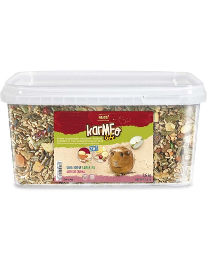 VITAPOL Mangime per cavie 2in1 secchio 1,6kg