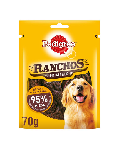 PEDIGREE Ranchos Originals 70g Snack per cani con pollo