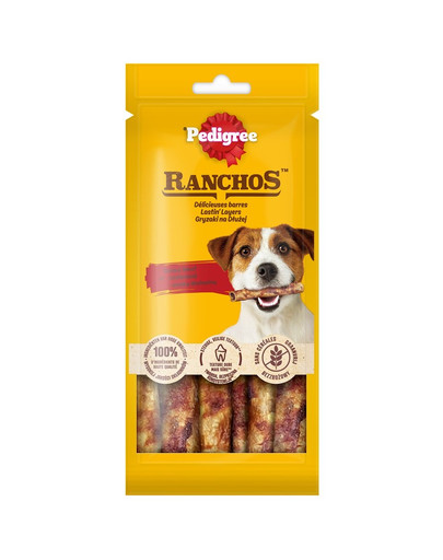 PEDIGREE Ranchos Masticare più a lungo 40 g di crocchette per cani al gusto di manzo