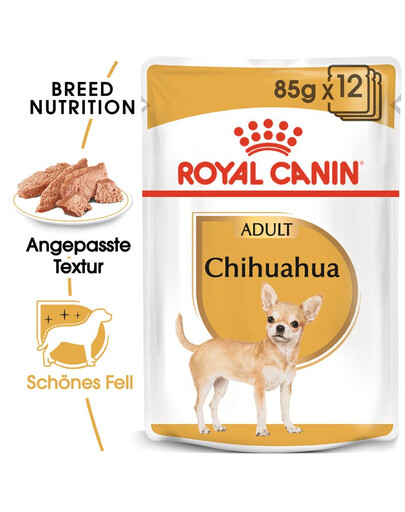 ROYAL CANIN Chihuahua Adult 4x12x85g cibo umido specifico per cani Chihuahua adulti