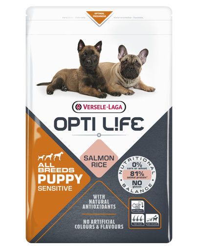 VERSELE LAGA Opti Life Puppy Sensitive All Breeds Salomon 12.5 kg