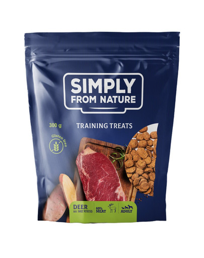 SIMPLY FROM NATURE Training Treats con cervo 300 g