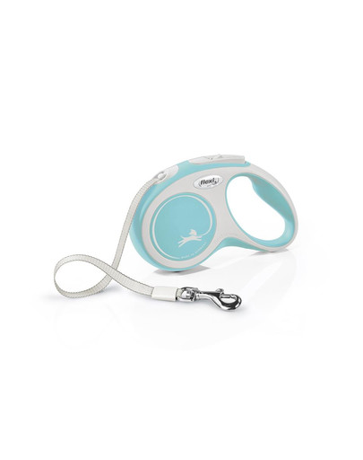 FLEXI Guinzaglio New Comfort S Fettuccia 5 m azzurro